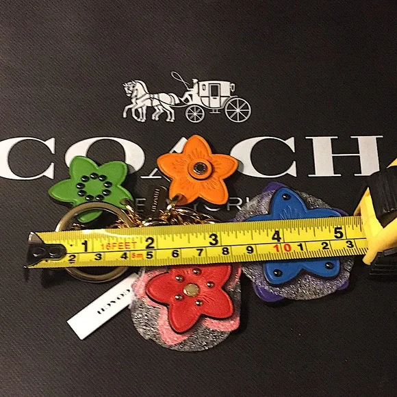 COACH - WILDFLOWER CLUSTER BAG CHARM IN COLORBLOCK - Picture 7 of 12